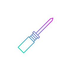 Fototapeta premium screwdriver vector for website symbol icon presentation