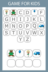 Solve the riddle and collect the word. Worksheet for preschool kids, kids activity sheet, printable worksheet
