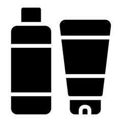 skincare glyph icon