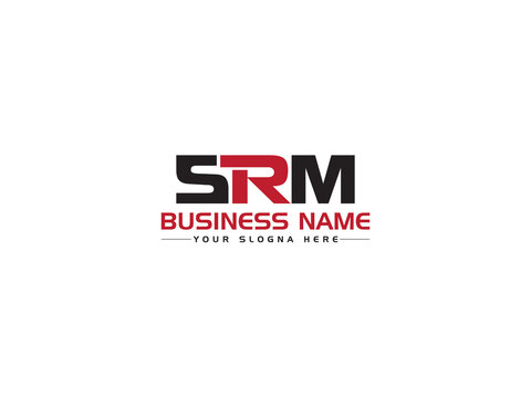 Alphabet SRM Logo Icon Vector, Premium SR s r m Logo Image Design And Colorful Three Letter Design For Your Business