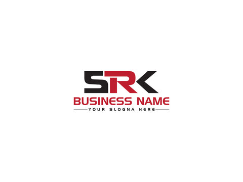 Alphabet SRK Logo Icon Vector, Premium SR s r k Logo Image Design And Colorful Three Letter Design For Your Business