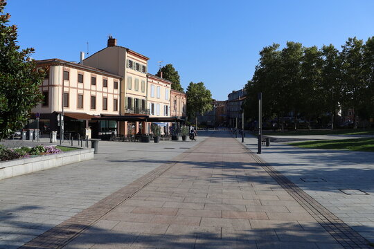 La place Laperouse, ville de Albi, d&eacute;partement du Tarn, France