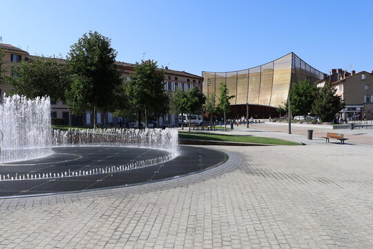 La place Laperouse, ville de Albi, d&eacute;partement du Tarn, France