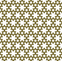Seamless geometric ornament . Brown color thin lines .