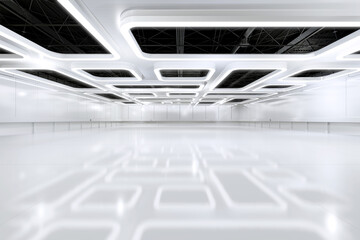 Empty hall exhibition centre.The backdrop for exhibition stands,booth elements.
Conversation centre for the conference.Big Arena for entertainment,concert,event.
Indoor stadium for sport.3D render.