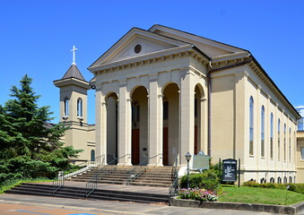 Obraz premium Historical Church in the Town Natchez, Mississippi