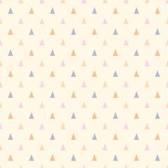 Triangle seamless pattern. Abstract geometric background.