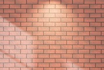 Fototapeta premium Empty red brick wall