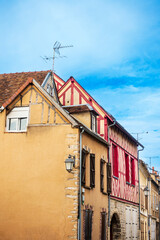 Street view of old village Sens in France © ilolab