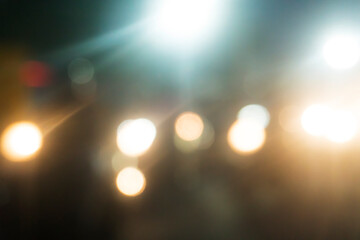 abstract  traffic light bokeh background