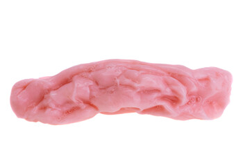 pink gum isolated