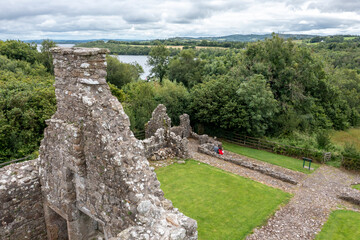 The beautiful Tully Castle by Enniskillen, County Fermanagh in Northern Ireland