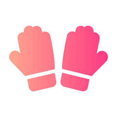 Gloves gradient icon