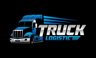 Truck logo template, Perfect logo for business related to automotive industry © pervector