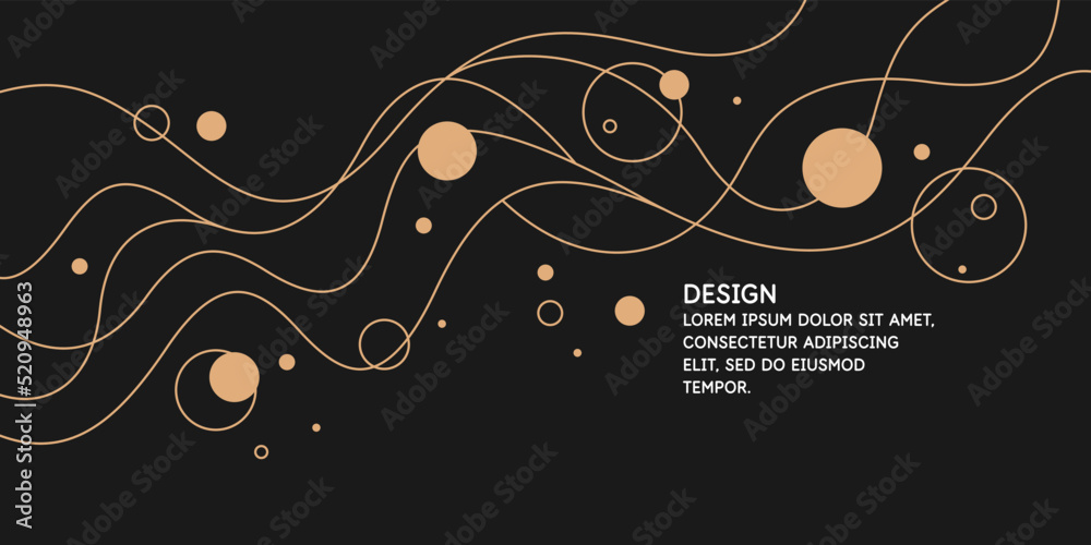 Poster modern backgrounds with abstract elements and dynamic shapes. compositions of geometric shapes. vect