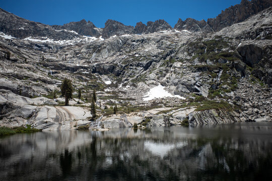 Pear Lake in alpine zone of Sequoia National Park, California