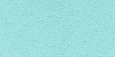 Green mint color texture, aqua wall background. Abstract grunge backdrop for artistic design. Painted turquoise paper, pastel grain pattern. Modern mockup. Card design. Copy space.