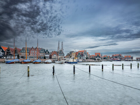 Volendam in the winter