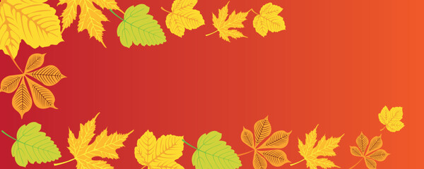 Fototapeta na wymiar Simple and attractive colored background wallpaper for template autumn background for the design of an autumn composition of posters, postcards, stickers, decor, school decor, in orange tones. 