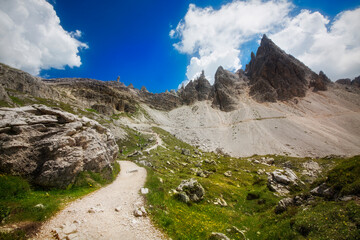 The Mountain of Paternkofel (Paterno), just East of the 