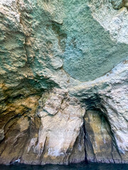 Cave in Algarve Portugal. famous rock.