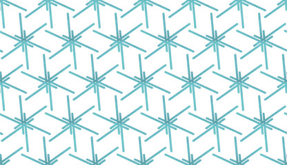 Christmas Winter Snowflake Flat Colors Seamless Pattern On transparent  Background. Geometric background for pattern seamless design or wallpaper.	