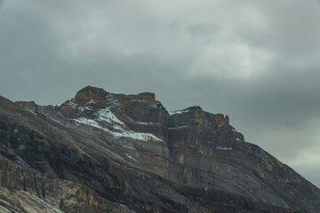 clouds over the mountains