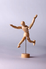 Wooden model of a human figure for drawing_17