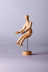 Wooden model of a human figure for drawing_21