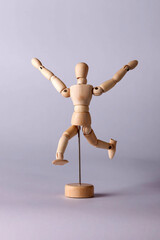 Wooden model of a human figure for drawing_12