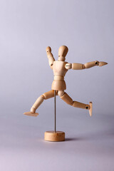 Wooden model of a human figure for drawing_13