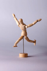 Wooden model of a human figure for drawing_14