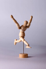Wooden model of a human figure for drawing_15