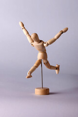 Wooden model of a human figure for drawing_16