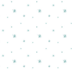 Watercolor Merry Christmas seamless pattern snowman, christmas tree, santa holiday invitation. Christmas gift celebration cards. Winter new year design.