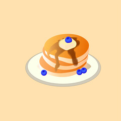 illustration of a cake