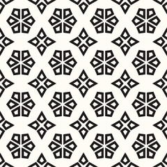 Vector Geometric Abstract Seamless Monochrome Pattern Texture Repeating Background