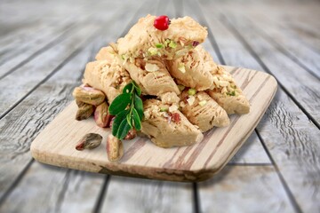 Traditional Middle Eastern Flavors. local name tasty dessert