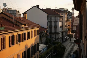 Foto op Plexiglas Porta Venezia landmark in Milan with a lot of beautiful architecture buildings. Travel to Italy, July 2022. © Dragoș Asaftei