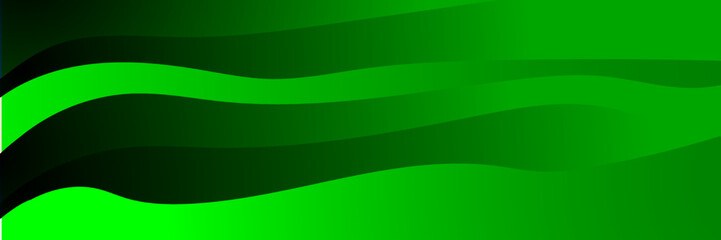 abstract memphis wide geometric banner design