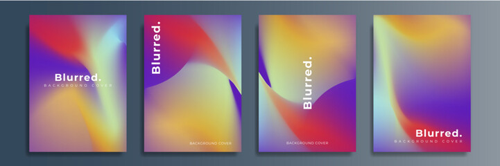 Modern abstract covers set, minimal covers design. Colorful geometric background, vector illustration.