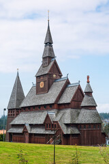 Fototapeta na wymiar Gustav Adolf Stave Church at Hahnenklee, Germany