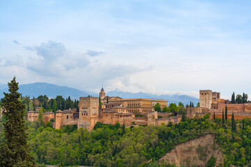 Fototapeta na wymiar The Alhambra at Granada, Spain