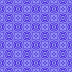 Seamless pattern flower with mandala, vintage decorative elements, vintage decorative elements illustration, Ethnic mandala with colorful tribal ornaments