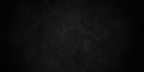 Fototapeta premium Abstract background with black wall surface, black stucco texture .Dark wall texture background for design. Black vector background texture, old vintage charcoal gray color paper with watercolor. 