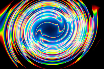 Abstract  round colorful rainbow background