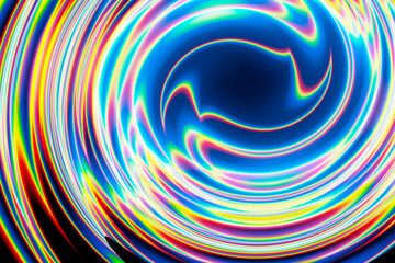Abstract  round colorful rainbow background