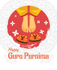 simple flat vector style illustration for full guru purnama.jpg