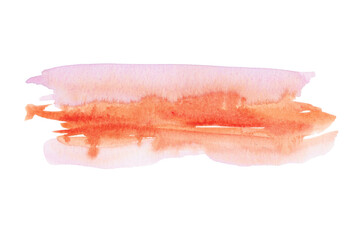 Abstract hand painted watercolor painting, modern pastel coloured paint, watercolour illustration isolated on white. Fun and creative colourful background for greeting cards, banners and social media