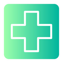 clinic gradient icon